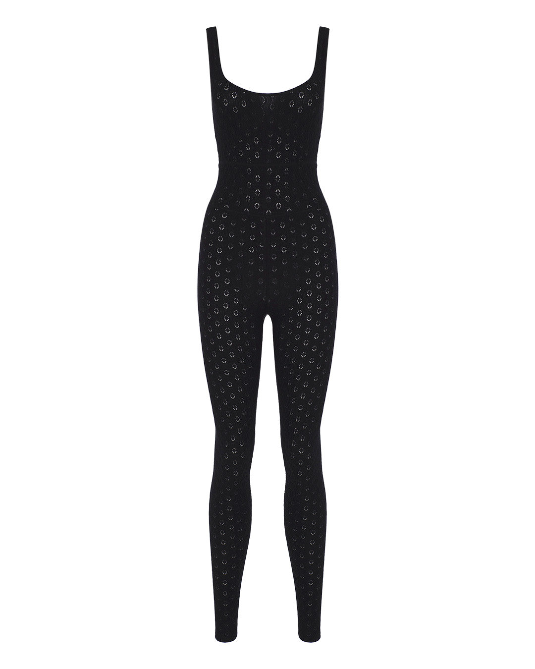Ajoured Knit Catsuit