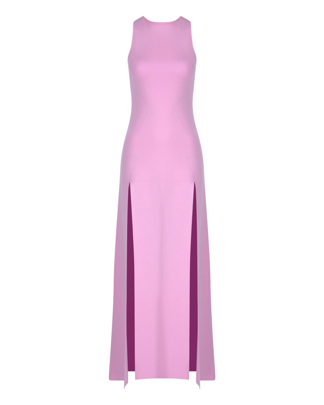Double Slit Maxi Knit Dress