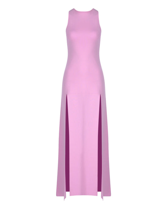 Double Slit Maxi Knit Dress