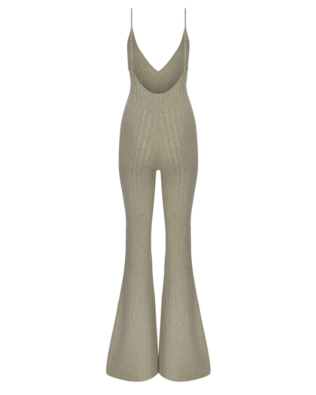 Flared Knit Catsuit