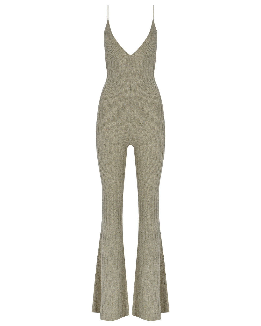 Flared Knit Catsuit