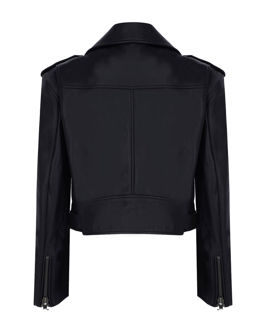 Short Leather Biker