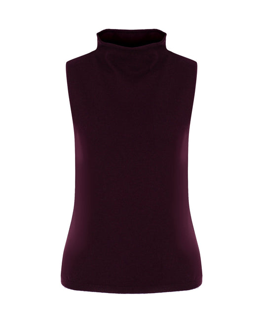 Sleeveless Cashmere Top