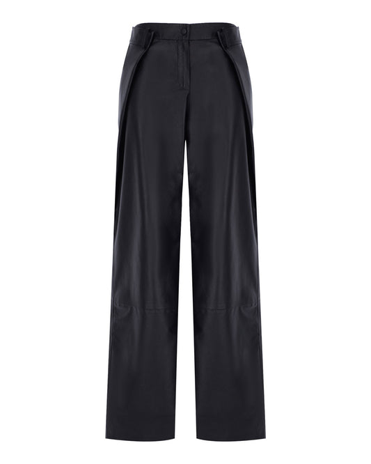 Origami Leather Pants
