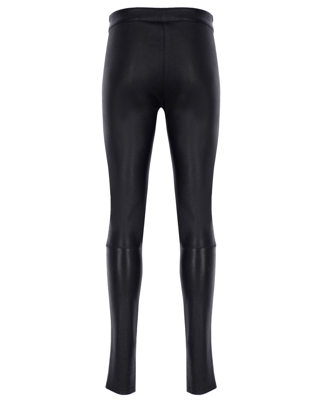 High Waisted Skinny Leather Pants