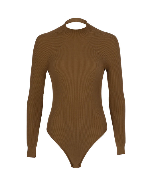 Openback Knit Bodysuit