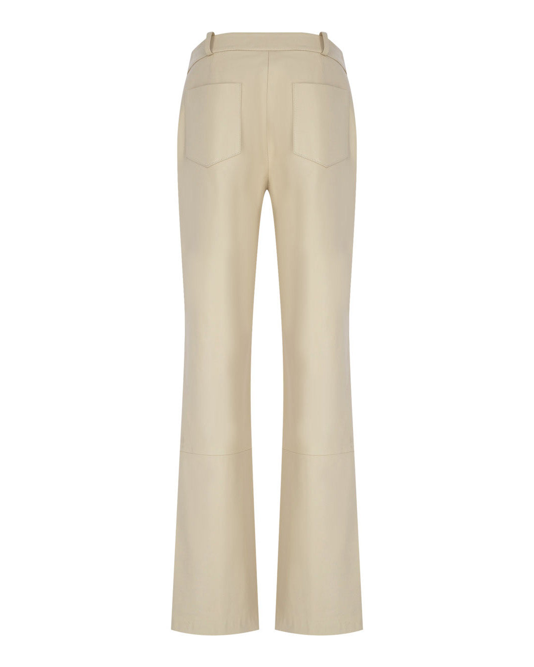 Zipped Cigaret Leather Pants