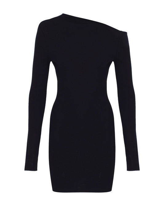 One OfftheShoulder Mini Knit Dress