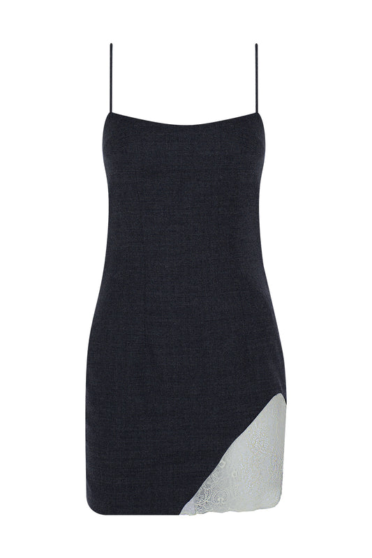 Lace Mini Wool Dress LOOK 01 - Camille Charrière x Zeynep Arçay Collection