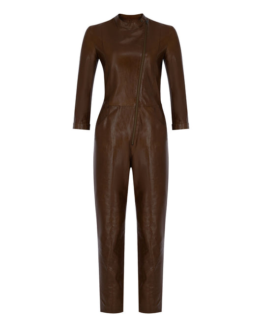 Leather Jumpsuit
