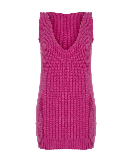 Oversized Knit Mini Dress