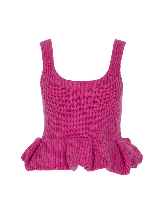 Peplum Knit Top