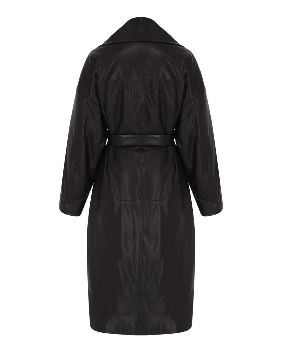 Puffer Leather Coat
