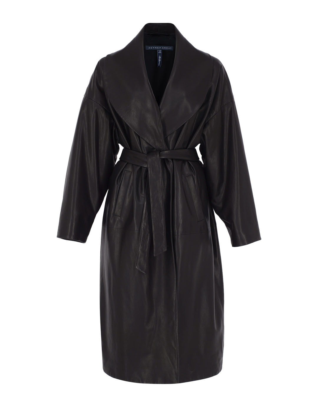Puffer Leather Coat