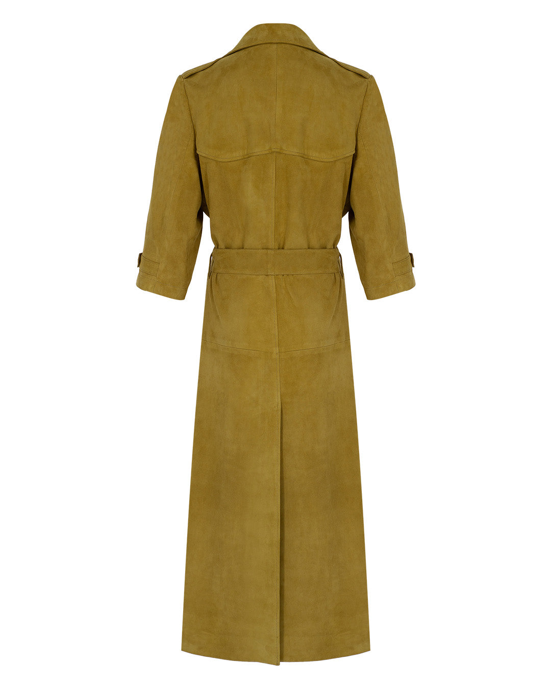 Suede Trench Coat