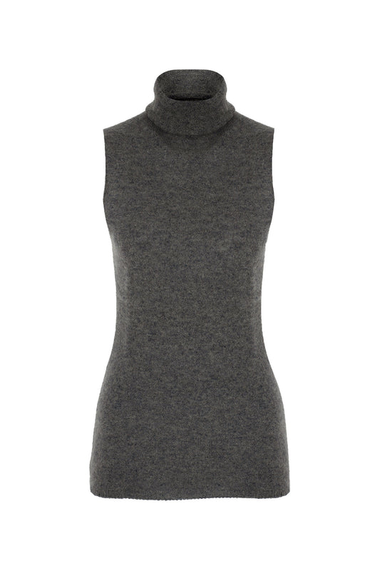 Turtleneck Cashmere Top LOOK 02 - Camille Charrière x Zeynep Arçay Collection