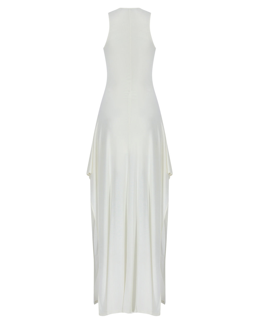 Two Side Slit Maxi Jersey Dress