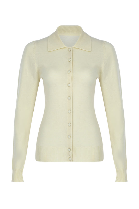 Vintage Cashmere Cardigan LOOK 03 - Camille Charrière x Zeynep Arçay Collection