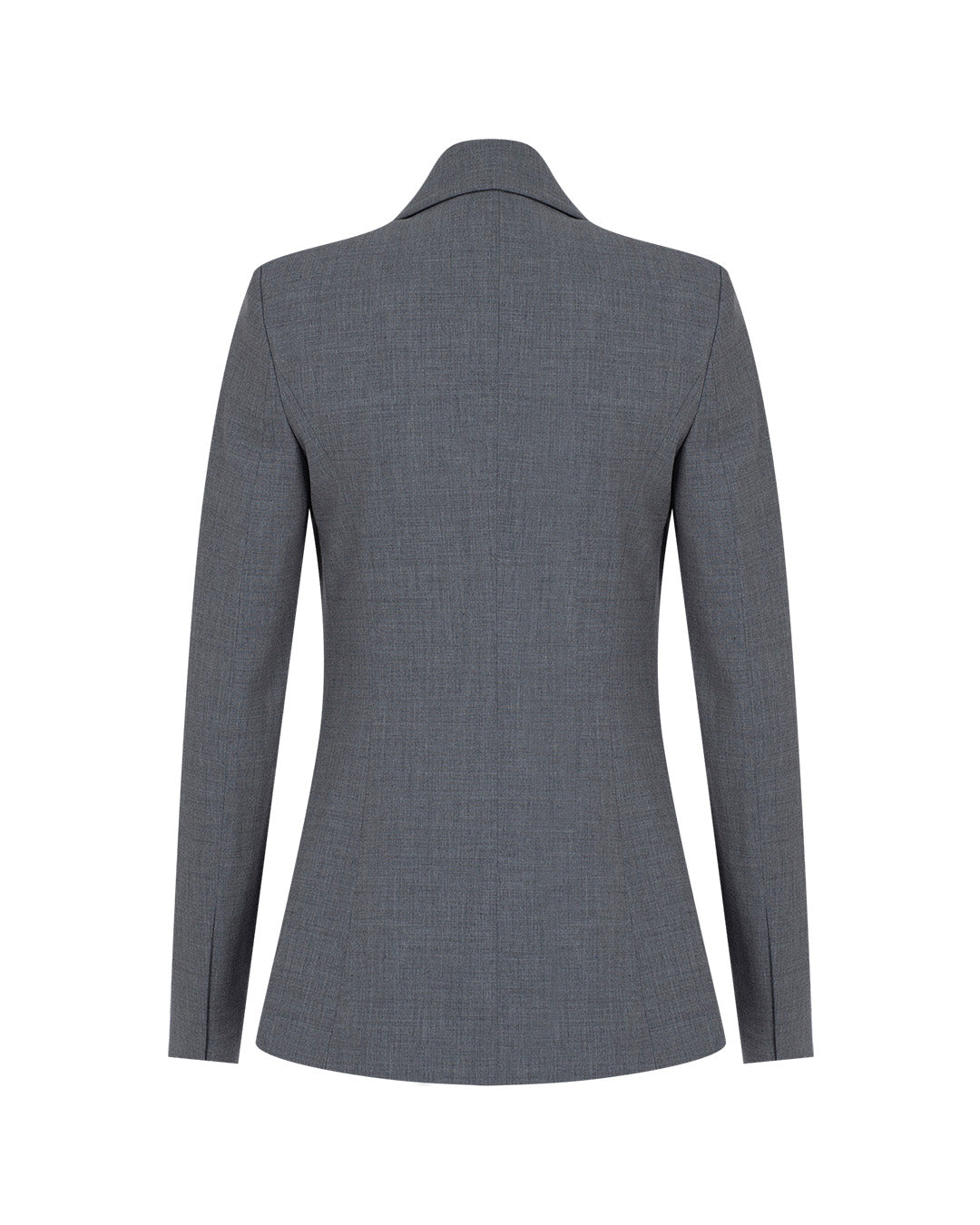 Wool One Button Blazer