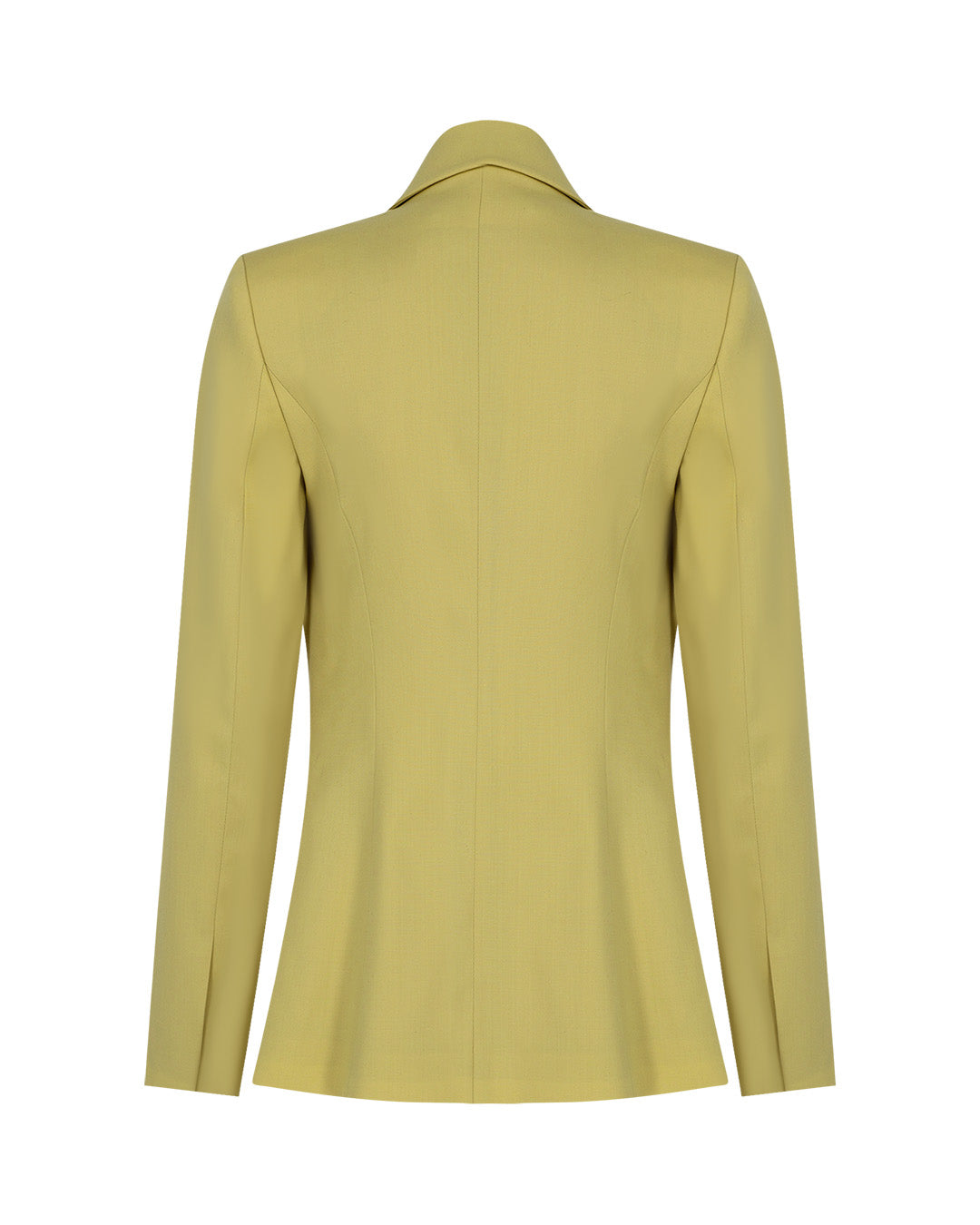 Wool One Button Blazer