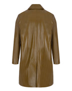 3/4 Sleeve Leather Jacket