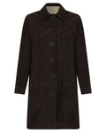 3/4 Sleeve Suede Jacket