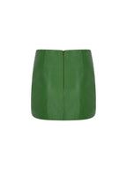 70's Mini Leather Skirt