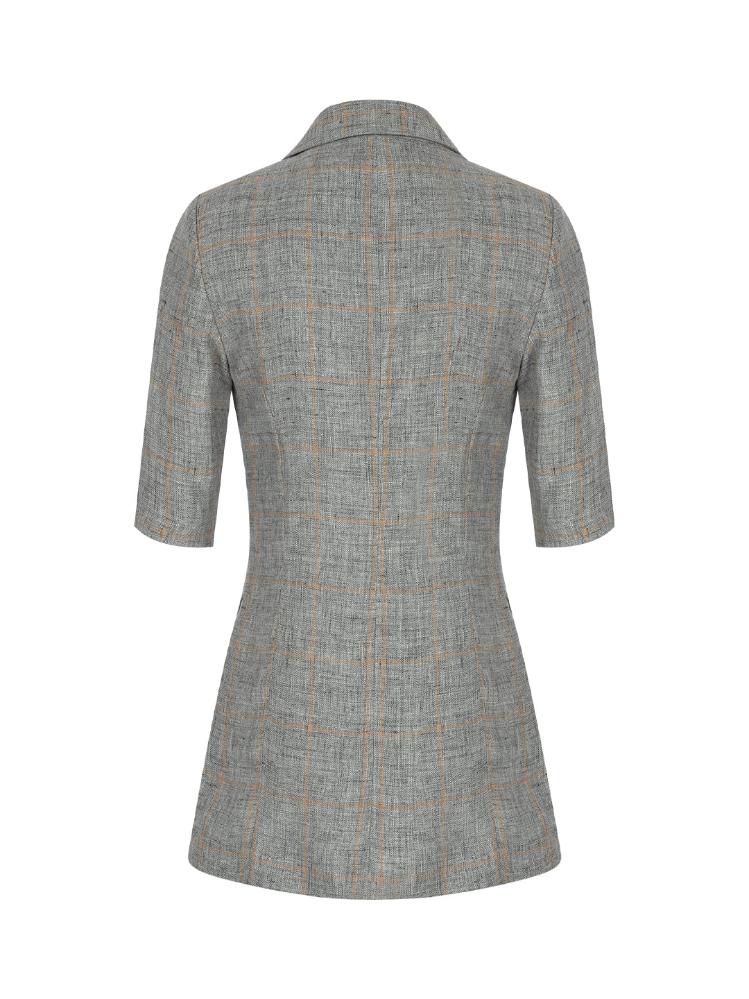 70's Short Sleeve Linen Blazer