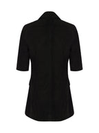 70's Short Sleeve Suede Blazer
