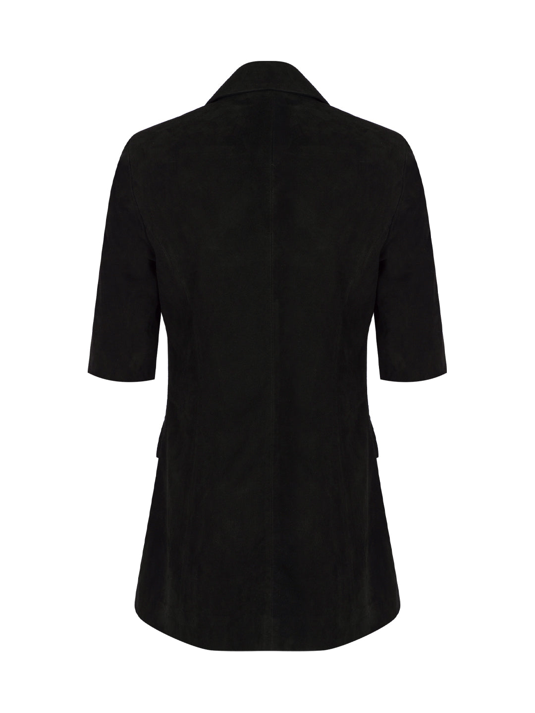 70's Short Sleeve Suede Blazer