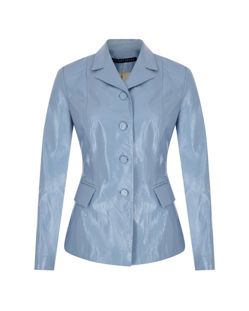 Zeynep Arçay Resort 2026 - 70s Leather Blazer