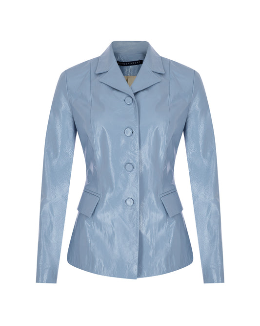 Zeynep Arçay Resort 2026 - 70s Leather Blazer