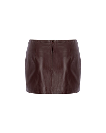 Zeynep Arçay Resort 2026 - 70s Mini Leather Skirt