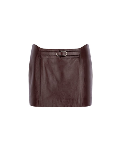 Zeynep Arçay Resort 2026 - 70s Mini Leather Skirt