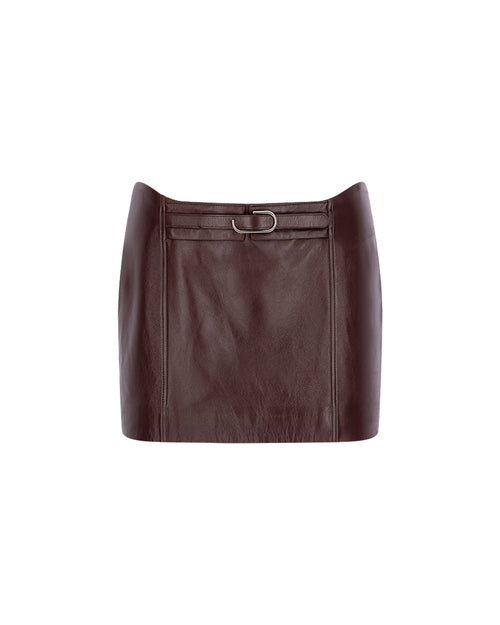 Zeynep Arçay Resort 2026 - 70s Mini Leather Skirt