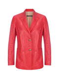 70s Leather Blazer