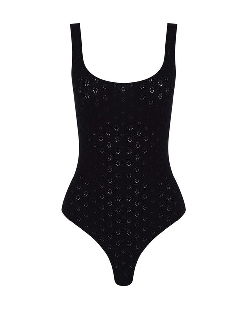 Ajoured Knit Bodysuit
