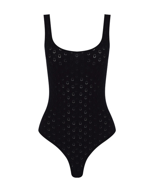 Ajoured Knit Bodysuit