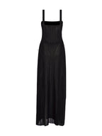 Ajured Knit Maxi Dress
