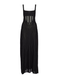 Ajured Knit Maxi Dress