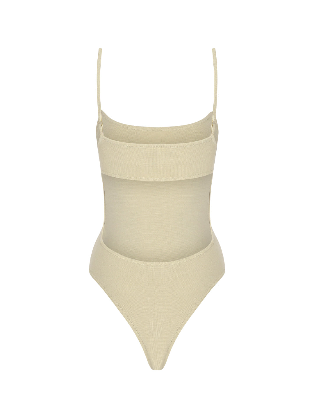 Backless Knit Bodysuit