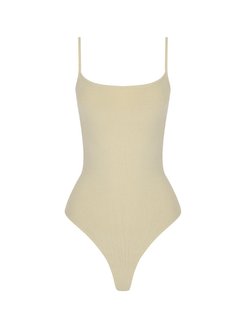 Backless Knit Bodysuit