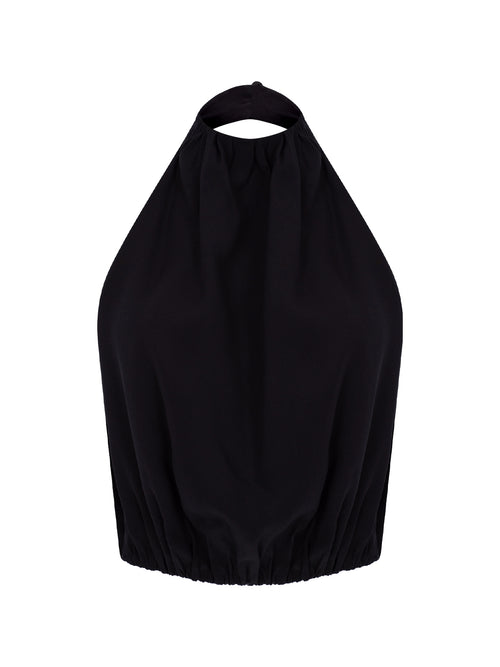 Backless Silk Top