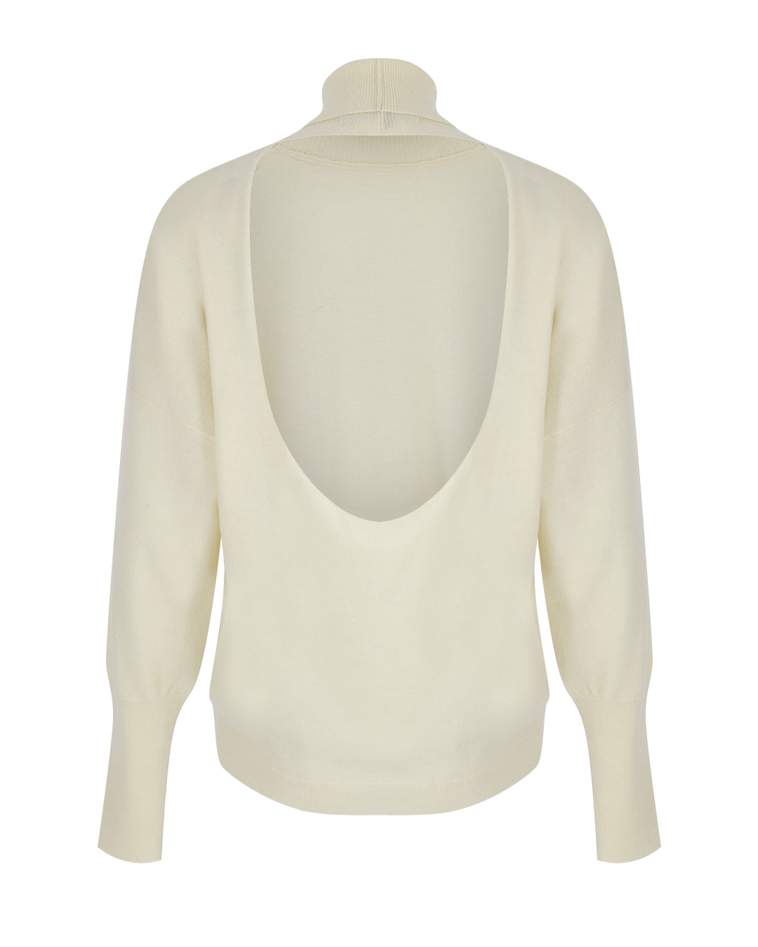 Backless Cashmere Jumper