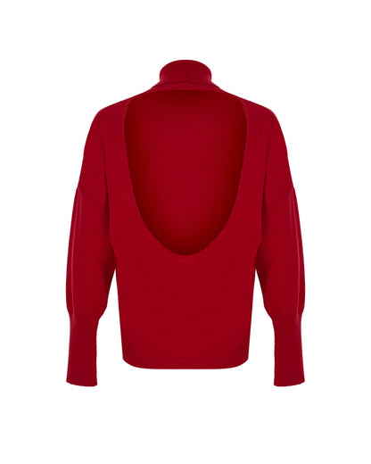 Zeynep Arçay Resort 2026 - Backless Cashmere Jumper