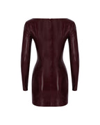 Balerina Leather Mini Dress