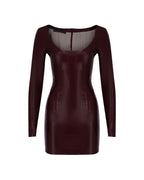 Balerina Leather Mini Dress