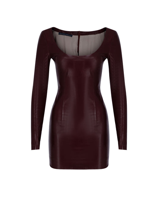 Balerina Leather Mini Dress