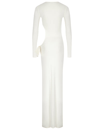 Zeynep Arçay Resort 2026 - Bow Maxi Jersey Dress