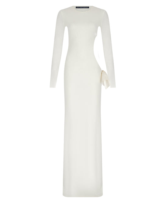 Zeynep Arçay Resort 2026 - Bow Maxi Jersey Dress